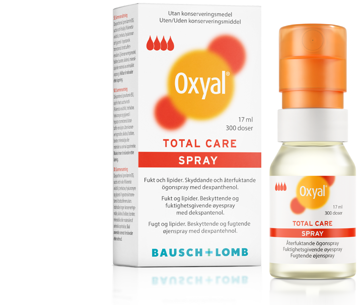 Oxyal®Total Care Spray - vårdande ögonspray mot torra ögon